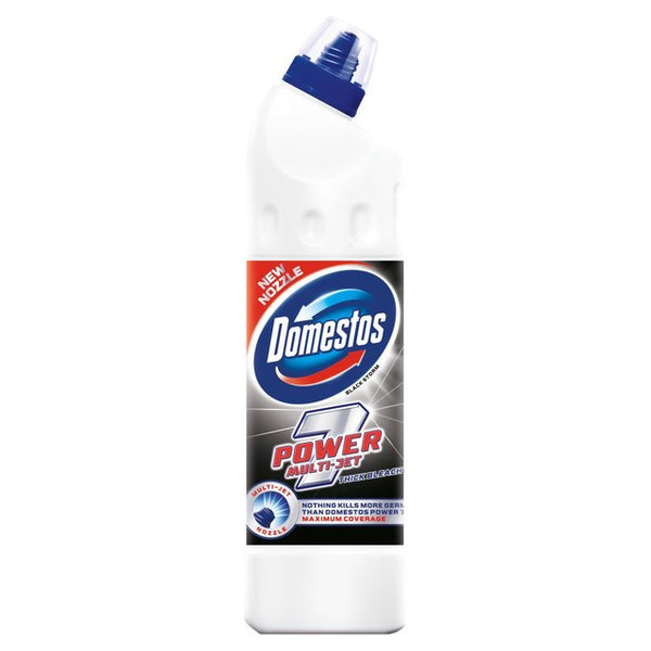 Domestos Power 7 Black Storm Bleach 750ml X 9 – Youthstar Direct