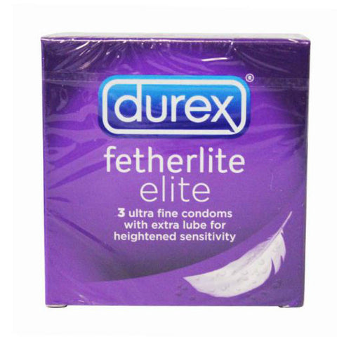 Durex Fetherlite Elite Ultra Fine Condoms with Extra Lube