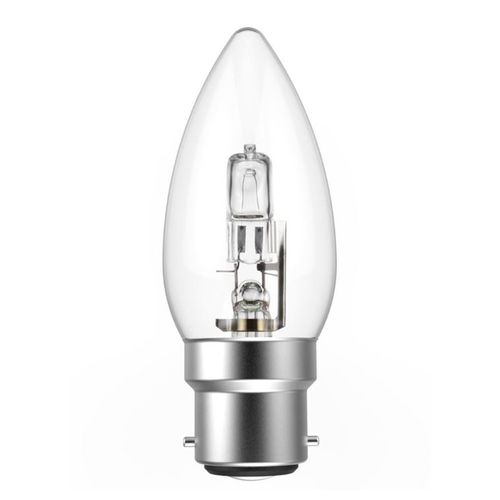 Eveready Eco Halogen 33W (40W Replacement) Clear Candle Bulb B22