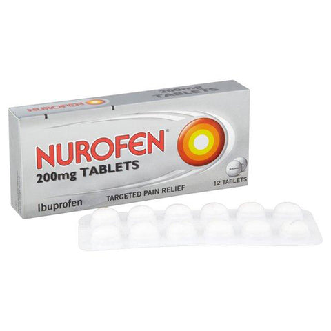 Nurofen 200mg Ibuprofen Tablets in Pack of 12