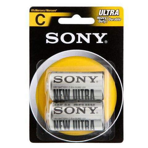 Sony R14 C Size Ultra Heavy Duty Batteries