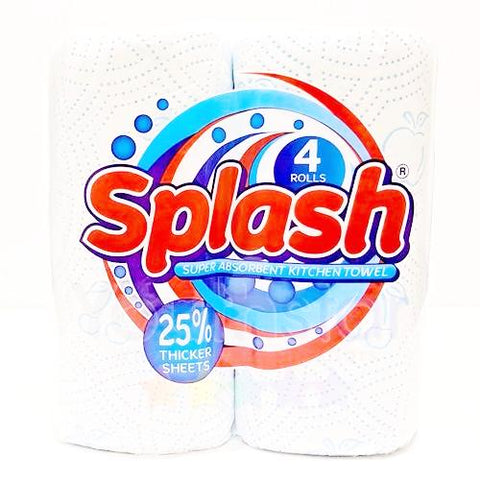 Splash XL Super Absorbent and Printed Kitchen Roll
