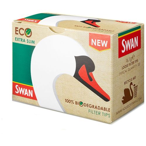 Swan ECO Loose Extra Slim Cigarette Filter Tips 200s