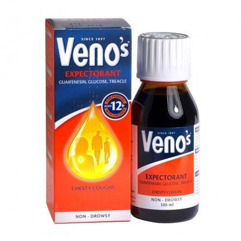 Veno's Expectorant for Chesty Coughs, Non Drowsy syrup