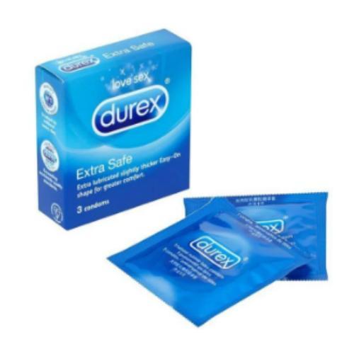 Durex Extra Safe Condoms with Extra Lubrication and Slightly Thicker