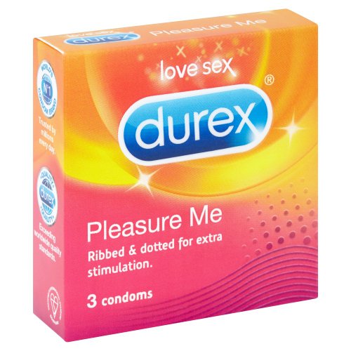 Durex Pleasure Me Condoms Ribbed and Dotted for Extra Stimulation