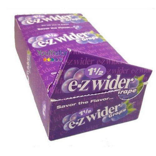 EZ Wider 1 1/2 Inch Grape Flavour Cigarette Rolling Paper