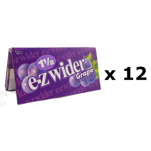 EZ Wider 1 1/2 Inch Grape Flavour Rolling Paper