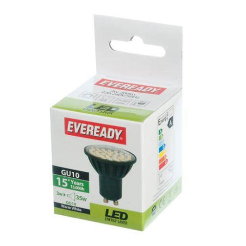 Eveready S6911 LED Light Bulb GU10 3W