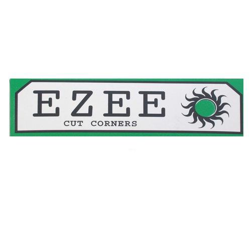 EZEE Regular Green Standard Rolling Paper with Cut Corners
