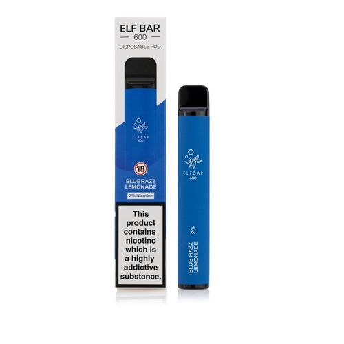 Elf Bar 600 Disposable Vape - Blue Razz Lemonade