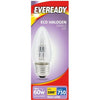 Eveready Eco Halogen 46W (60W Replacement) Clear Candle Bulb E27