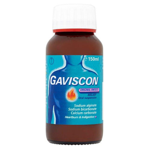 Gaviscon Original Liquid Aniseed Flavour for Heartburn and Indigestion 150ml