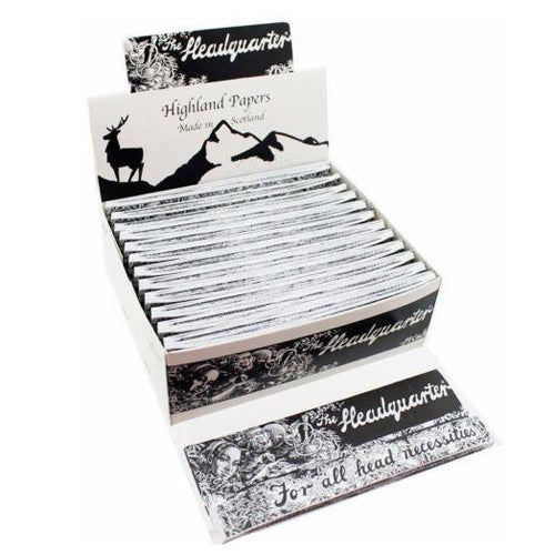 Highland Paper Headquarter King Size Rolling Paper & Tips with Roach