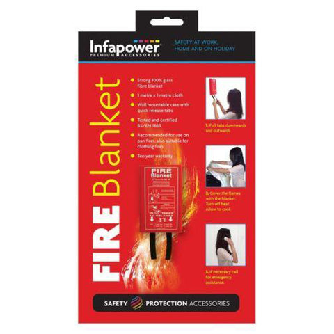 Fire Blanket that is Wall Mountable by Infapower