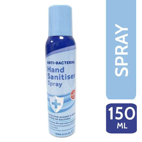 Insette Antibacterial Hand Sanitiser Spray 150ml - Kills 99.9% of Germs