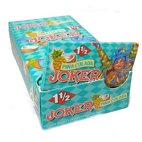 Joker 1 1/2 Inch Cigarette Rolling Paper - Pina Colada Flavour