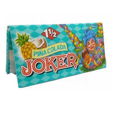 Joker 1 1/2 Inch Cigarette Rolling Paper Pina Colada Flavour