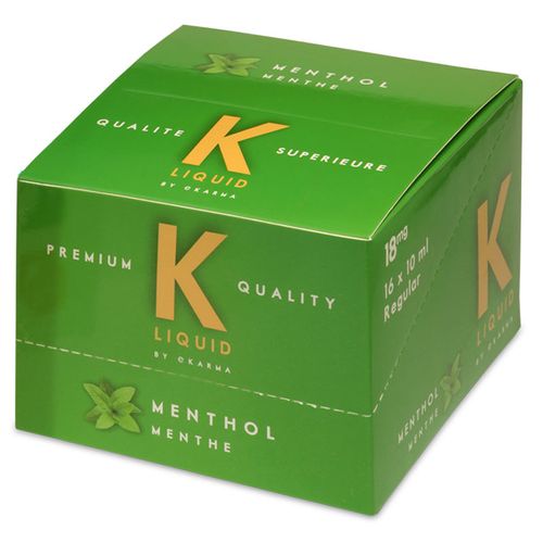 K Liquid Menthol 18mg/ml x 16