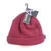 Burgundy Fleece Thermal Hat for Ladies in Winter