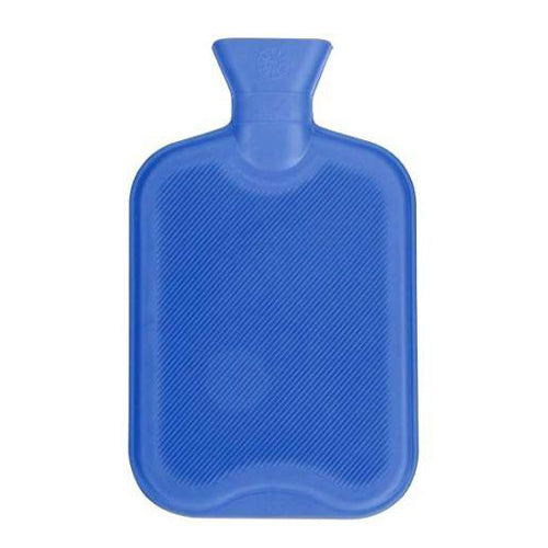 Large Rubber Hot Water Bottle 2L with Single Ribbed to Maximize Heat