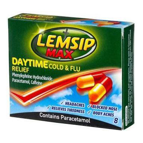 Lemsip Max Daytime Cold & Flu Relief Capsules