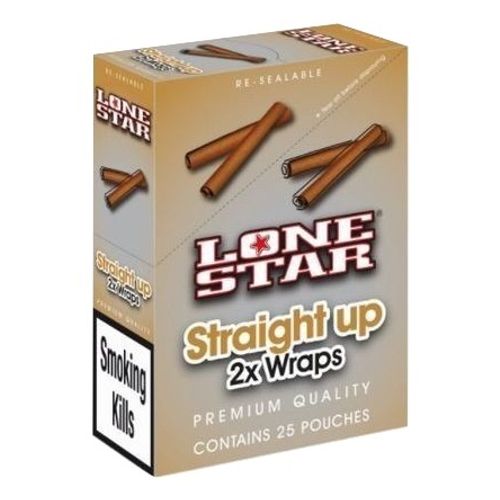 Lone Star Blunt Wraps - Straight Up