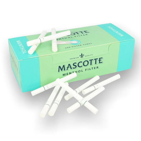 Mascotte Menthol Filter Tubes - Make Your Own cigarettes