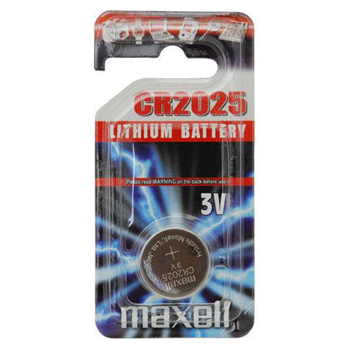 Maxell CR2025 Lithium Watch Battery 3V