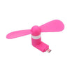 Pink Mini Portable Fan for Android Phones