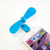 Blue Mini Portable Fan for Apple iPhones