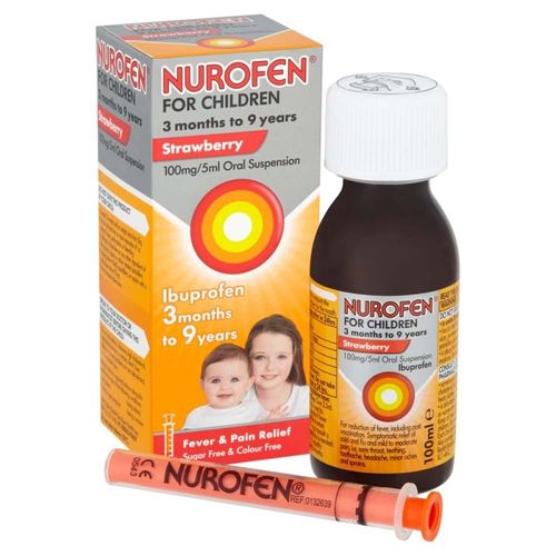 Nurofen for Children Strawberry Flavour 100ml Liquid