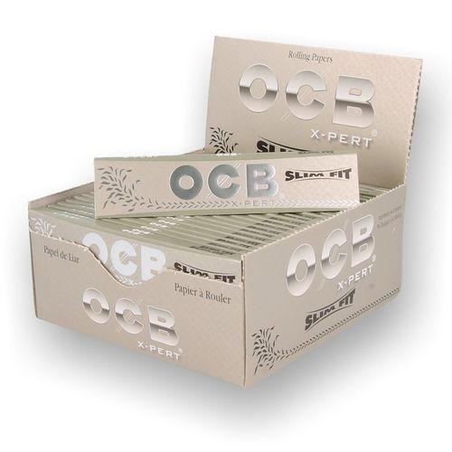  OCB Slim Rolls+Filters Rolling Paper and Tips in One Pack 2  Boxes (48 Packs) : Home & Kitchen