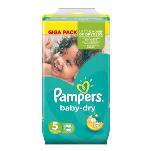 Pampers Baby Dry Size 5 Junior Giga Pack