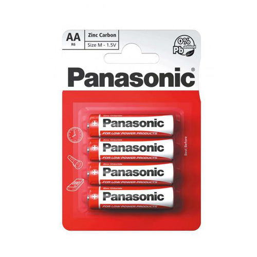 Panasonic R6RZ AA Size Batteries Zinc Carbon