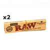 2 Booklets of RAW Connoisseur King Size Slim with Tips