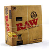 50 Booklets of RAW Classic King Size Slim Rolling Papers