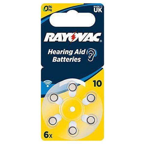 Rayovac Hearing Aid Batteries - Size 10