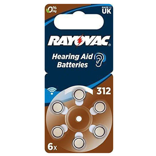 Rayovac Hearing Aid Batteries - Size 312