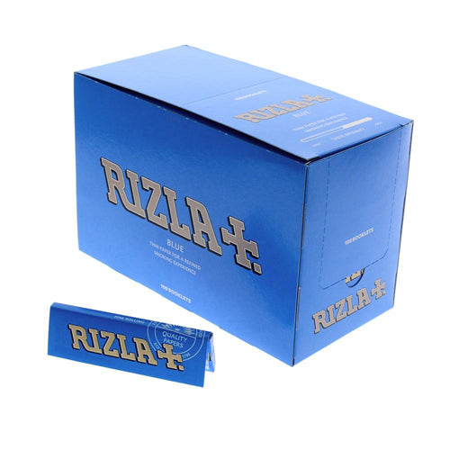 Full Box of Rizla Blue Regular Size Cigarette Rolling Paper