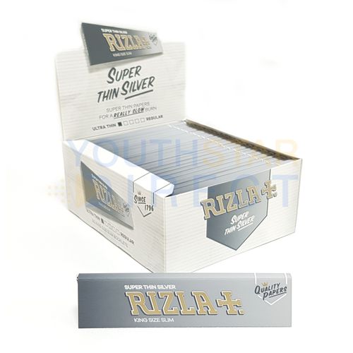 Rizla Silver King Size Slim Cigarette Rolling Papers