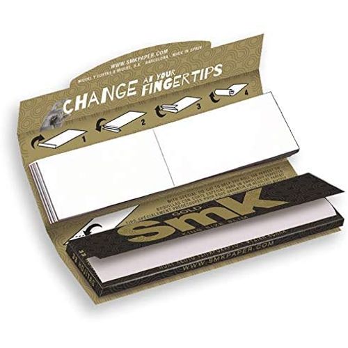 SMK Gold King Size Connoisseur with Tips - 33 King Size Papers + 33 Tips