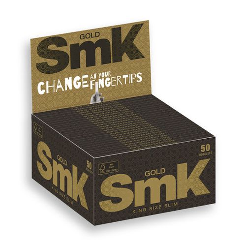 SMK Gold King Size Slim Rolling Papers