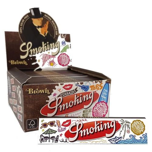 Smoking Brand Brown King Size Cigarette Rolling Papers