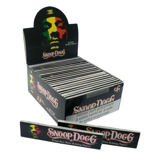 Full Box of Snoop Dogg King Size Slim Cigarette Rolling Papers