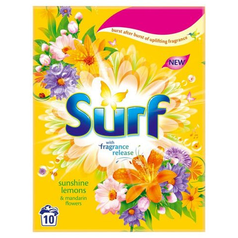 Surf Sunshine Lemons & Mandarin Flowers Washing Powder 10 Washes