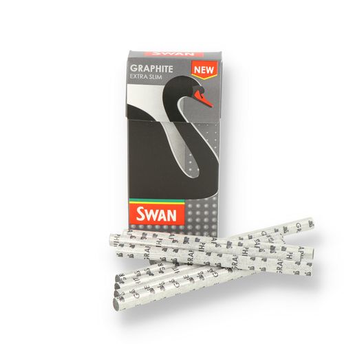 Swan Graphite Extra Slim Cigarette Filter Tips - 120 Filter Tips