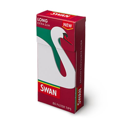 Swan Long Extra Slim Cigarette Filter Tips 80s