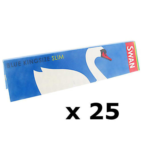 Swan Blue King Size Slim Rolling Papers