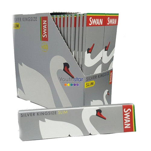 Swan Silver King Size Slim Rolling Papers